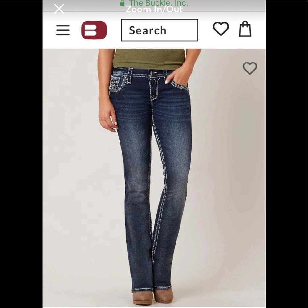 NWOT Rock Revival Betty Boot Jeans 25 x 29